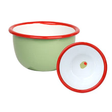 Load image into Gallery viewer, Olive Enamel Bowl - 10cm