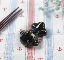 Load image into Gallery viewer, Ceramic Goldfish Koi Fish Chopstick Rest