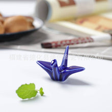 Load image into Gallery viewer, Ceramic Paper Cranes Chopstick Rest
