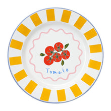 Load image into Gallery viewer, Bon Appetit Tomato Enamel Plate - 25cm