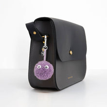 Load image into Gallery viewer, Reflective Pom Pom Ball - Lilac with Eyes