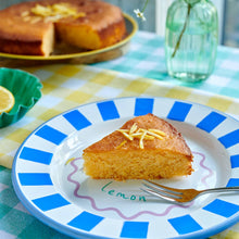 Load image into Gallery viewer, Bon Appetit Lemon Enamel Plate - 25cm