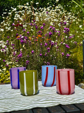 Load image into Gallery viewer, Atina Glassware: Pink & Red