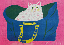 Load image into Gallery viewer, Cat in a bag - 99 Piece Mini Jigsaw Puzzle