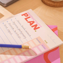 Load image into Gallery viewer, A5 Daily Planner Pad | Time Clarity & Productivity Planner