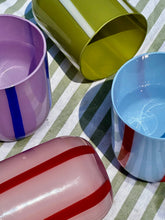 Load image into Gallery viewer, Atina Glassware: Blue & Red