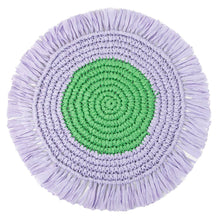 Load image into Gallery viewer, Lilac & Green Raffia Placemats| Home Décor | Table Décor |