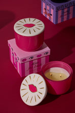Load image into Gallery viewer, Charmed Glass Candle Lips - Smoked Cherry