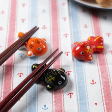 Load image into Gallery viewer, Ceramic Goldfish Koi Fish Chopstick Rest