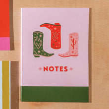 Load image into Gallery viewer, A5 Lined Notebook | Cowboy Boots