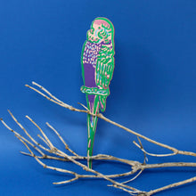 Load image into Gallery viewer, Parakeet Bookmark: Hot Pink/Red
