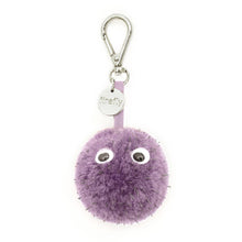 Load image into Gallery viewer, Reflective Pom Pom Ball - Lilac with Eyes