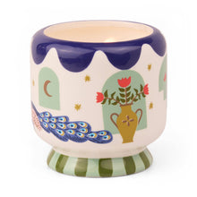 Load image into Gallery viewer, Paddywax A Dopo Peacock Ceramic Candle - Misted Lime