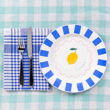 Load image into Gallery viewer, Bon Appetit Lemon Enamel Plate - 25cm
