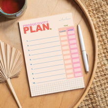 Load image into Gallery viewer, A5 Daily Planner Pad | Time Clarity & Productivity Planner