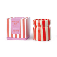 Load image into Gallery viewer, Red Ceramic Candle - Hibiscus Bay