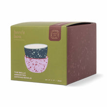 Load image into Gallery viewer, Here's How The Bella Dipping Bowls - Set of 2 - Navy & Lilac Splatter