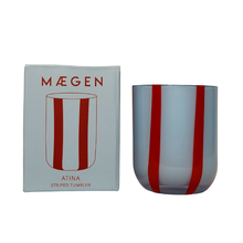 Load image into Gallery viewer, Atina Glassware: Pink & Red