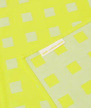Load image into Gallery viewer, 'Squares Yellow/Soft Aqua' Napkin Set
