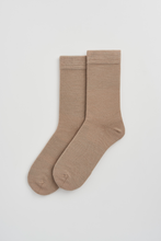 Load image into Gallery viewer, Biscuit Beige Merino Socks: Biscuit Beige / Medium (UK 8-10)

