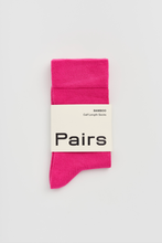 Load image into Gallery viewer, Dahlia Pink Bamboo Socks: Small (UK 4-8)
