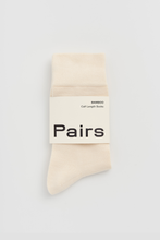 Load image into Gallery viewer, Clotted Cream Bamboo Socks: Clotted Cream / Large (UK 9-13)
