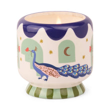 Load image into Gallery viewer, Paddywax A Dopo Peacock Ceramic Candle - Misted Lime
