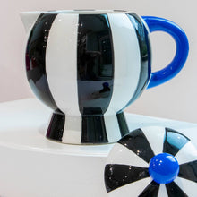 Load image into Gallery viewer, Teapot Black &amp; White Stripe
