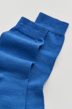 Load image into Gallery viewer, Strong Blue Merino Socks: Strong Blue / Small (UK 4-7)
