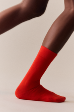 Load image into Gallery viewer, Ladybird Red Bamboo Socks: Small (UK 4-8)
