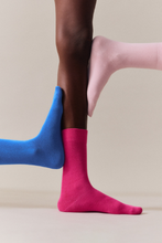 Load image into Gallery viewer, Strong Blue Bamboo Socks: Strong Blue / Large (UK 9-13)
