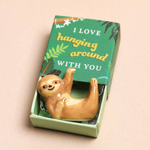 Load image into Gallery viewer, Tiny Matchbox Ceramic Tokens: Fox
