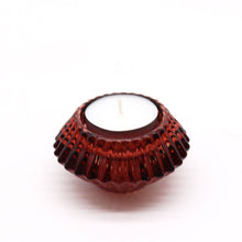 Load image into Gallery viewer, Flower Flip Candle / Tealight Holder - Vampire Red
