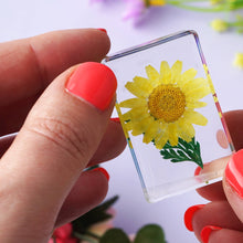 Load image into Gallery viewer, The Flower Market Large Yellow Daisy In Resin Ornament
