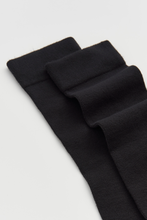 Load image into Gallery viewer, True Black Bamboo Socks: Small (UK 4-8)
