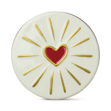 Load image into Gallery viewer, Paddywax Charmed Glass Candle Heart - Wild Fig &amp; Rose
