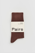 Load image into Gallery viewer, Earth Brown Bamboo Socks: Earth Brown / Small (UK 4-8)
