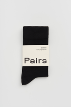 Load image into Gallery viewer, True Black Bamboo Socks: Large (UK 9-13)
