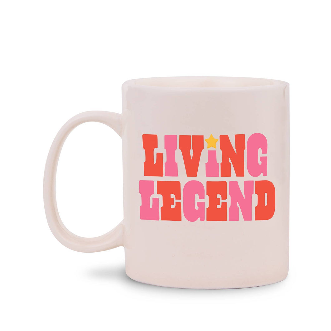 Hot Stuff Ceramic Mug, Living Legend