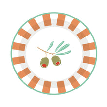 Load image into Gallery viewer, Olive Enamel Plate - 25cm

