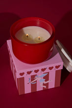 Load image into Gallery viewer, Paddywax Charmed Glass Candle Heart - Wild Fig &amp; Rose

