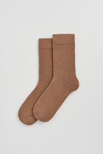 Load image into Gallery viewer, Biscuit Beige Bamboo Socks: Biscuit Beige / Large (UK 9-13)
