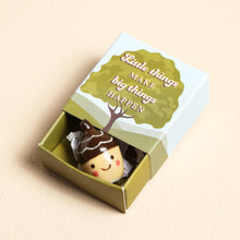 Load image into Gallery viewer, Tiny Matchbox Ceramic Tokens: Ghost
