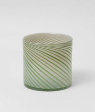 Load image into Gallery viewer, Large Spiral Glass Planter - Green
