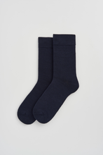 Load image into Gallery viewer, Inky Blue Bamboo Socks: Large (UK 9-13)
