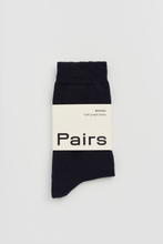 Load image into Gallery viewer, Inky Blue Merino Socks: Medium (UK 8-10)
