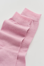 Load image into Gallery viewer, Sugar Pink Merino Socks: Sugar Pink / Small (UK 4-7)

