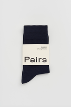Load image into Gallery viewer, Inky Blue Bamboo Socks: Small (UK 4-8)
