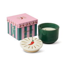 Load image into Gallery viewer, Charmed Glass Candle Chili - Chili Pepper &amp; Mango

