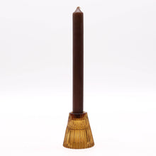 Load image into Gallery viewer, Flip Candle / Tealight Holder - Antique Amber
